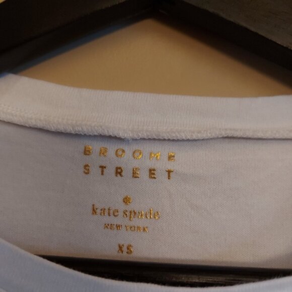 Kate Spade Peblum eyelet lace flounce tee top - Picture 4 of 8